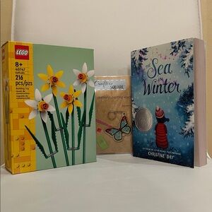 Kids Gift Set ( LEGO set, Diamond Painting Set, The Sea in Winter Book)